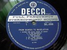 GENESIS FROM GENESIS TO REVELATION UNBOXED BLUE DECCA W/INSERT UK ORIG LP