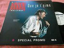 Maxi 45 t. JOHNNY HALLYDAY Que je t'aime X 2 Bercy SPECIAL PROMO Vinyl Etat EXC