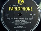 BEATLES 1969 MONO UK Parlophone LP - A Hard Day's Night NO SOLD IN UK STATEMENT