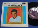 RICKY NELSON Part 4 - EP - rare UK 1st press