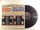 the beatles vs. the four seasons 2lp vee jay dx 30  vg+/vg+ w/poster