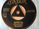 FATS DOMINO;BLUEBERRY HIL,LONDON 45-HLU.8330,GOLD SUPER CONDITION