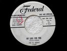 EL DEENS MY LOVE FOR YOU RARE PROMO WHY CAN'T I FIND YOU FEDERAL DOO WOP 45