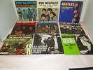 9 45 RPM Picture Sleeves-6 Beatles-2 Rolling Stones-1 Dylan All Clean-Graded