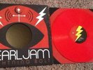 pearl jam lightning bolt Red Vinyl Never Played, Opened To Verify Vinyl Color