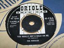 MIRACLES you really got a hold on me. 1st uk 45 Oriole 45-CBA 1795