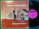 ART PEPPER QUARTET LP MONO JAZZ Tampa Pink Lbl Deep Groove DG RARE NM-