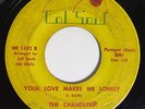 Rare Northern Soul 45 THE CHANDLERS Your Love Makes Me Lonely on Col Soul