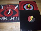 NEW RARE Pearl Jam 1st PRESSIN Lightning Bolt STICKERS 180 GRAM INC FIXED 12