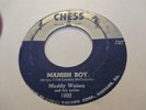 r&b/blues 45:  Muddy Waters Manish Boy silver top Chess 1602