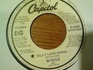 WINGS SILLY LOVE SONGS WHITE LABEL PROMO 45 BEATLES MCCARTNEY  EDITED