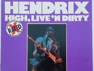 JIMI HENDRIX HIGH, LIVE N DIRTY LIMITED EDITION RED VINYL X RATED near mint