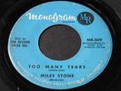 Miles Stone   Too Many Tears / Pop the Whip   Monogram R&B northern soul 45 HEAR