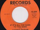 Northern Soul - Luther Ingram - If it's all the same to you babe - US HIB label
