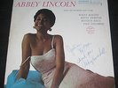 ABBEY LINCOLN That's Him lp Riverside RLP 12-251 OJC Sonny Rollins *SIGNED*