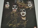 Signed KISS Debut LP Record Sleeve Only no Vinyl Gene Paul Ace Peter RARE