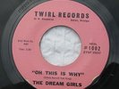 DREAM GIRLS OH THIS IS WHY/DON'T BREAK MY HEART TWIRL 1002 Detroit Soul 45 (VG+)