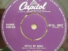 THE JODIMARS 1956 RATTLE MY BONES / LOT'SA LOVE Purple CAPITOL 45-CL 14627 RARE