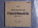 PIERRE FOURNIER BACH 6 CELLO SUITES 3LP JAPAN 1st STEREO