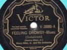 Victor 38080 Henry Allen Jr. Orch SWING OUT/FEELIN' DROWSEY 1929 in EE+