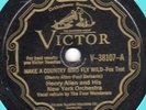 Victor 38107 Henry Allen Jr Orch  MAKE A COUNTRY BIRD FLY 1929 EE+/E