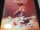 RARE Yngwie Malmsteen Authentic Autographs Vinyl Album Rising Force Marching Out