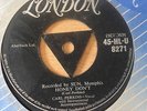 CARL PERKINS;BLUE SUEDE SHOES/HONEY DONT,LONDON 45-HL-U 8271 TRI