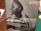 Lightnin' Hopkins Last Night Blues Prestige Bluesville 1029 1st pressing RVG LP