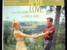 SOUNDTRACK april love LP VG+ DLP-9000 Mono Dot Vinyl Pat Boone Shirley Jones