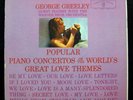 GEORGE GREELEY popular piano concertos LP VG+ WS 1387 1st Warner Vinyl