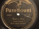 BLIND LEMON JEFFERSON WAR TIME BLUES - BOOGER ROOGER BLUES ON PARAMOUNT 12425