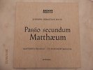 ARCHIVE PRODUCTION ( 4 lps ) / BACH / MATTHIEU PASSION / KARL RICHTER
