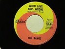 northern soul LOU RAWLS When Love Goes Wrong CAPITOL M- listen
