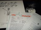 AC/DC : FLICK OF THE SWITCH VORAB KOPIE LP 1983 ATLANTIC GERMANY + PROMOSHEETS