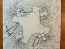 KASABIAN - VELOCIRAPTOR SIGNED AUTOGRAPHED RARE WHITE COVER LP VINYL - BRAND NEW