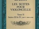 HENRI HONEGGER Bach Cello suites Tome II French VALOIS Resurgences MB 327 Mint
