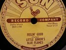78 RPM  Little Junior's Blue Flames SUN 187 Feelin' Good BLUES  Parker