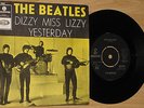 Beatles - Dizzy Miss Lizzy - RARE NM/NM 1965 Sweden 45 w Yellow  PS. 7