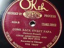 Truetone Race OKeh 8318 Louis Armstrong Hot Five-Georgia Grind (Chicago 1926)