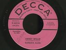 ROCKABILLY 45: BARBARA ALLEN 