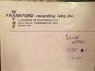 MODERN SOUL LP - The Blue Notes - selftitled LP FRANKFORD WAYNE ACETATE RARE