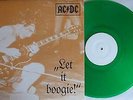 AC/DC - green vinyl lp Let it boogie USA 1981-1985