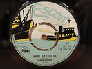 TONY SCOTT - WHAT AM I TO DO ORIGINAL UK ESCORT 45 CLIP