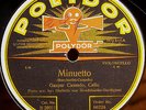 GASPAR CASSADO - EMANUEL FEUERMANN 2 RARE CELLO 78 RPM RECORDS