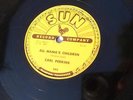 Sun Lable Carl Perkins 78 Record  Boppin the Blues All Moma's Children