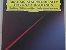 BRAHMS 2.Symphonie / HAYDN Variationen - KARAJAN LP DG DIGITAL 1987