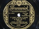 78 RPM -- Duke Ellington and His Famous Orchestra, Brunswick 6265, E+