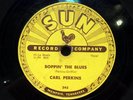 CARL PERKINS boppin the blues / all mama’s children SUN 78 rpm Rockabilly 