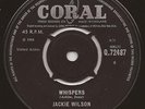 JACKIE WILSON   WHISPERS   ORIGINAL UK CORAL ISSUE