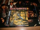 IRON MAIDEN Piece Of Mind LP vinyl w/ POSTER OBI JAPAN
